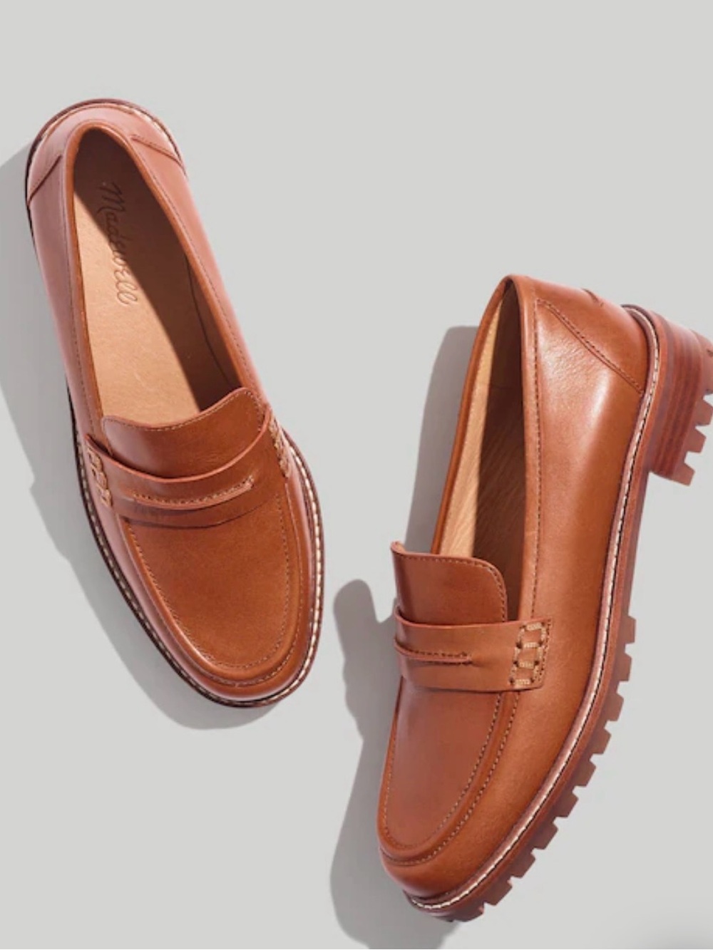 MADEWELL The Corinne Lugsole Leather Loafer